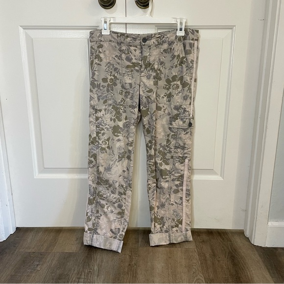 Hei Hei ANTHROPOLOGIE Floral Wanderer Caro Pants Size 6 - Picture 1 of 11